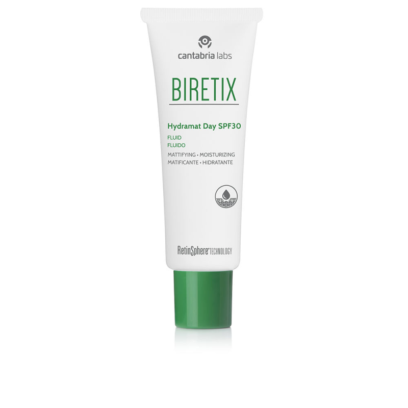 Зволожуючий флюїд для шкіри з акне SPF 30 Biretix Cantabria 50 мл. Зволожуючий флюїд для шкіри з акне SPF 30 Biretix Cantabria 50 мл.