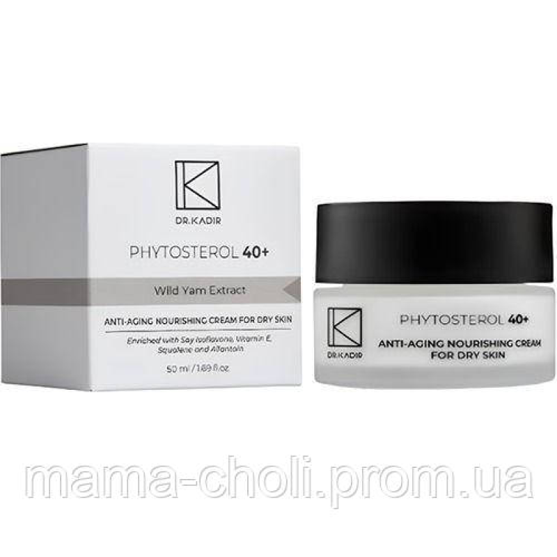 Поживний крем для сухої шкіри Phytosterol 40+ Dr.Kadir