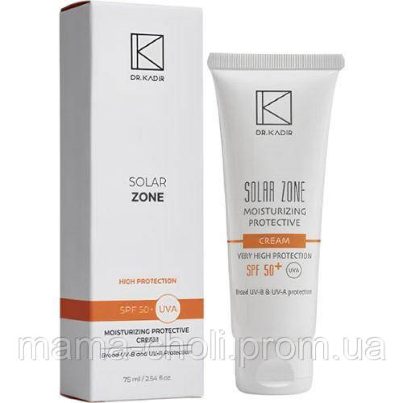 Сонцеахисний зволожувальний крем SPF 50 Solar Zone Dr.Kadir Сонцеахисний зволожувальний крем SPF 50 Solar Zone Dr.Kadir