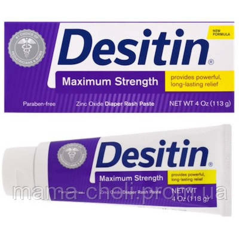Дитячий заспокійливий крем від попрілостей максимальної дії Desitin Дитячий заспокійливий крем від попрілостей максимальної дії Desitin