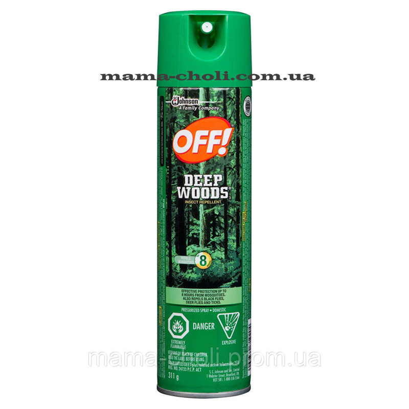 Аерозоль для захисту від комарів Off Аерозоль для захисту від комарів Off