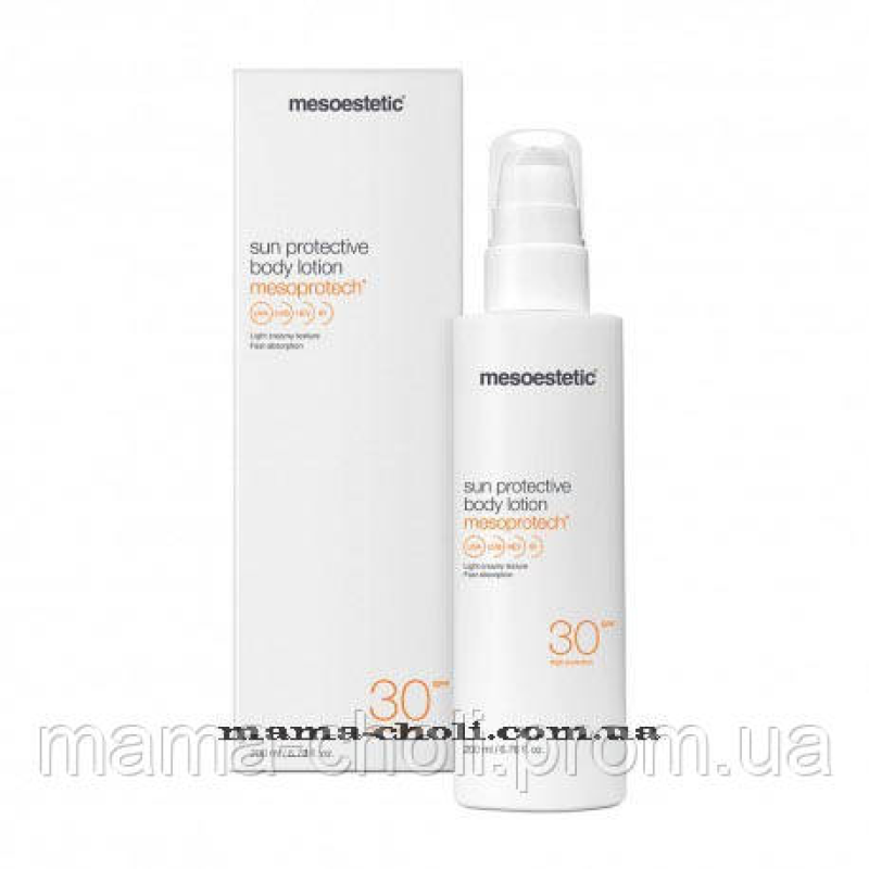 Сонцезахисний лосьйон для тіла SPF 30 Mesoestetic Сонцезахисний лосьйон для тіла SPF 30 Mesoestetic