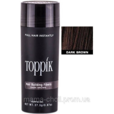 Камуфляж для волосся Темно-коричневий Toppik