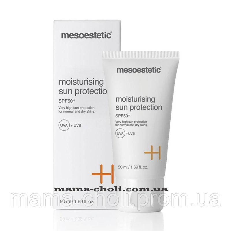 Зволожувальний сонцезахисний крем SPF 50 Mesoestetic