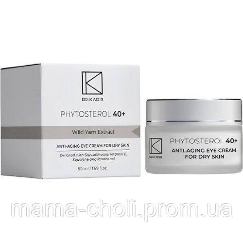 Крем під очі для сухої шкіри Phytosterol 40+ Dr.Kadir